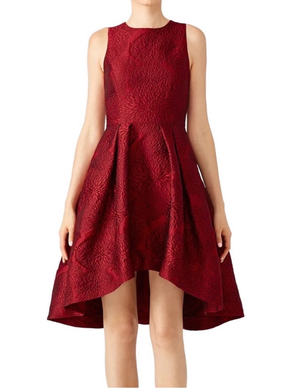 Shoshanna Midnight Coraline Jacquard Dress